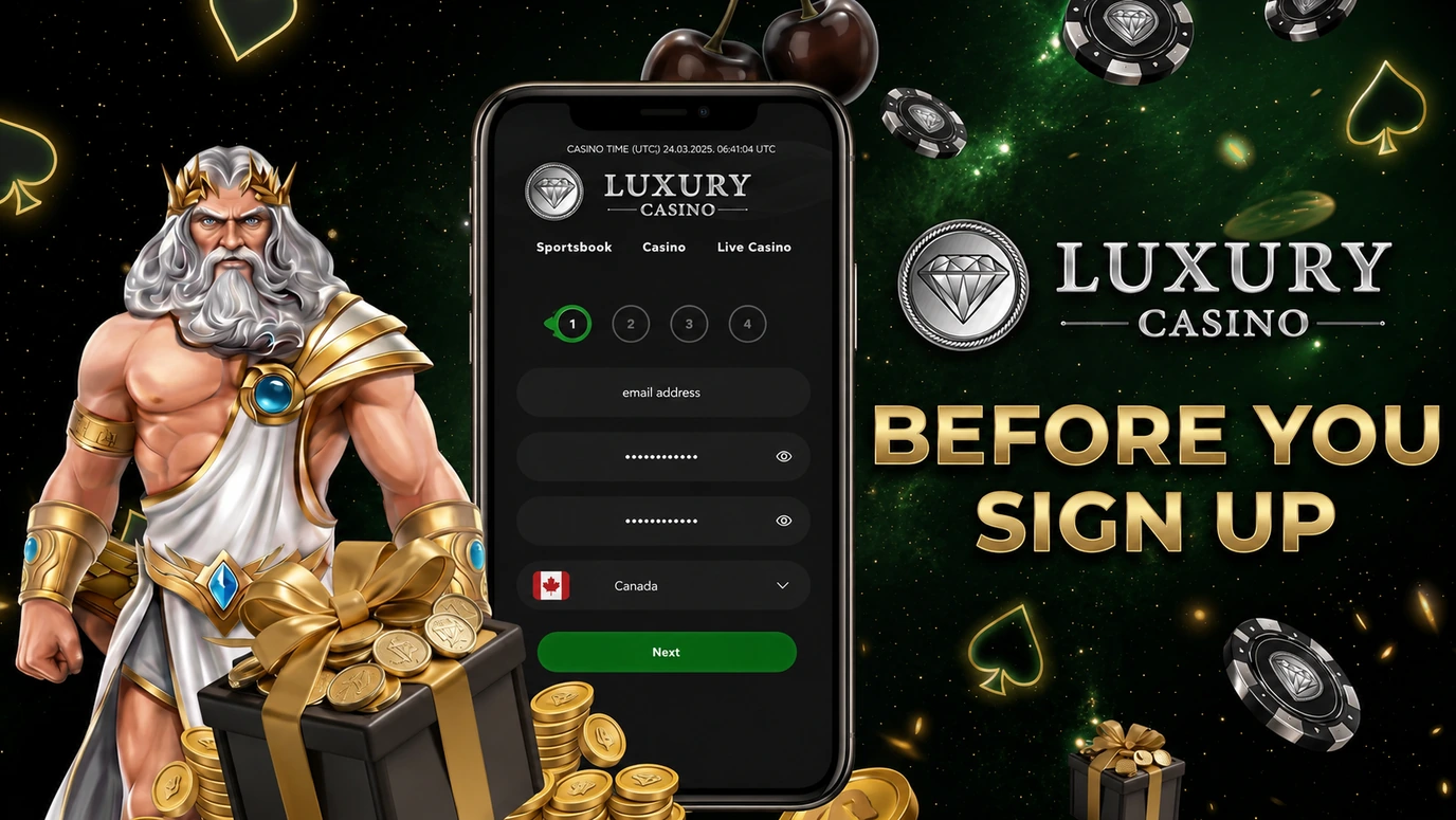 Luxury Casino before you sign up