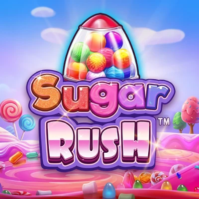 Sugar Rush cluster-pays slot tile in the Luxury Casino game lobby