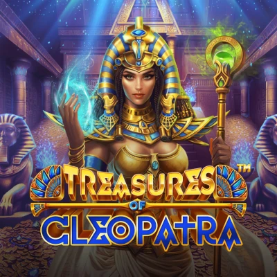 Treasures of Cleopatra Egyptian slot tile at Luxury Casino